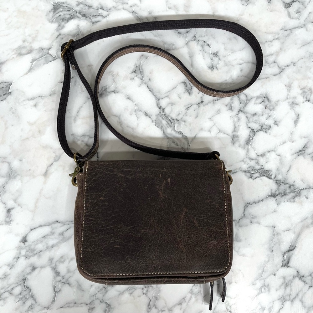 Elegant Brown Crossbody Bag